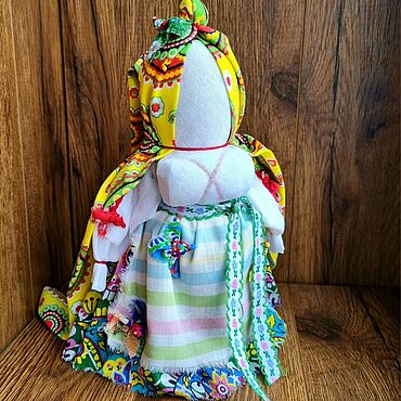 Народная кукла ручной работы. Ярмарка Мастеров - ручная работа Птица Радость. Handmade.