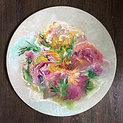 Картины и панно handmade. Livemaster - original item Pictures: Oil Painting Abstract bright unusual flower. Handmade.