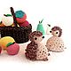 Handmade toys. AMIGURUMI. Knitting. hedgehogs! (set of 2 pcs.). Easter souvenirs. Cross stitch and beads!. My Livemaster. Фото №4