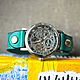 Green leather band bracelet woman Wrist Watch Steampunk. Watches. MART. Online shopping on My Livemaster.  Фото №2