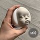 Mold M10 (form for making the face). Blanks for dolls and toys. homyakmarket (homyakmarket). Online shopping on My Livemaster.  Фото №2