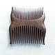 Comb wooden 'Double' oak, Combs, Moscow,  Фото №1