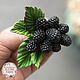 Silicone soap mold 'Blackberry with leaves', Form, Zheleznodorozhny,  Фото №1