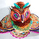 Order Wall Owl 'Ugo'. Royal Doll Masters (positive4you). Livemaster. . Interior masks Фото №3