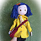 Coraline Jones textile doll play. Portrait Doll. ElenaDolls. Online shopping on My Livemaster.  Фото №2