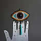 Obsidian Eye Brooch. Brooches. Handmade by Svetlana Sin. My Livemaster. Фото №6