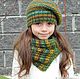 Knitted winter set. Hat and scarf, Headwear Sets, Tyumen,  Фото №1