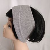 Аксессуары handmade. Livemaster - original item The headband is light gray merino. Handmade.