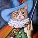 Order Painting Puss in boots 40*60 cm. Ermolaeva Olesya. Livemaster. . Pictures Фото №3