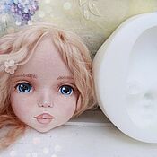 Материалы для творчества handmade. Livemaster - original item Doll Face Mold 2 (silicone). Handmade.