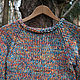 Rainbow sweater. Sweaters. Irina-knitting. My Livemaster. Фото №5