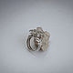 Order Elven silver ring with quartz 'Nanya'. Unusual Gemstone Jewelry. Livemaster. . Rings Фото №3