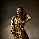 Shirt dress ' Mustard diamonds'. Dresses. Alexandra Maiskaya. Online shopping on My Livemaster.  Фото №2