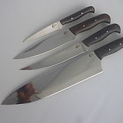 Посуда handmade. Livemaster - original item A set of kitchen knives made of steel 95H18 