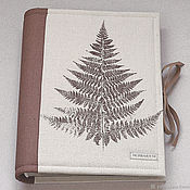 Канцелярские товары handmade. Livemaster - original item Album for a herbarium Sheet of the fern (A4, 30 Kraft sheets). Handmade.