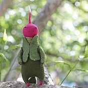 Куклы и игрушки handmade. Livemaster - original item Felt toy Radish (forest, pink, radish, mascot toy). Handmade.