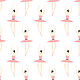 Supplex print 'Cute ballerina', Fabric, Moscow,  Фото №1