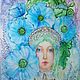 Заказать Дух гармонии . Голубые маки. Spirit of harmony. Blue poppies. WATERCOLOR DREAMS|АКВАРЕЛЬНЫЕ ГРЁЗЫ. Ярмарка Мастеров. . Картины Фото №3