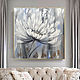 Stylish painting of a white peony, Pictures, Sochi,  Фото №1