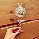 Заказать Набор бокалов для вина с объёмной гравировкой 2 шт. GLASS-DECO. Ярмарка Мастеров. . Бокалы Фото №3