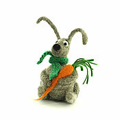 Сувениры и подарки handmade. Livemaster - original item The symbol of the year is a Rabbit. 10 cm.. Handmade.