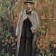 Картина маслом Чехов в саду / Chekhov in the garden. Картины. Juliavasi (juliavasiart). Интернет-магазин Ярмарка Мастеров.  Фото №2