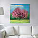 Painting cherry Blossoms, oil on canvas. Pictures. vestnikova. My Livemaster. Фото №6