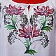 Women's embroidered blouse 'Anemones' LR3-265. Blouses. babushkin-komod. My Livemaster. Фото №5