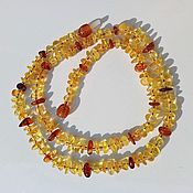 Работы для детей, handmade. Livemaster - original item Amber Solar beads made of natural amber. Handmade.