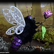 Куклы и игрушки handmade. Livemaster - original item Soft sculpture of a dragon bumblebee, a magical creature. Handmade.