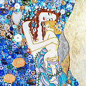 Картины и панно handmade. Livemaster - original item Painting Mother and child / mother and baby (Gustav Klimt Mother and child). Handmade.