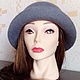 Hat felted 'Classic grey'. Hats1. Oksana Moleva. My Livemaster. Фото №6
