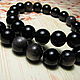 Order Obsidian silver 10 mm. Elena (luxury-fittings). Livemaster. . Beads1 Фото №3