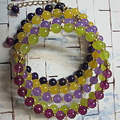 Украшения handmade. Livemaster - original item A bracelet made of beads: Spring and summer. Handmade.