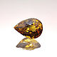 2.02 ct. Гранат Гроссуляр груша. Мали + гемм. заключение, Кристаллы, Красноярск,  Фото №1