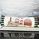  Санта в пути, подушка под руки с вышивкой крестом, Новогодние сувениры, Петрозаводск,  Фото №1