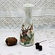 Bottle vase glass hunting deer boar, Utensils, Moscow,  Фото №1