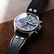 Calf leather watchband (34)