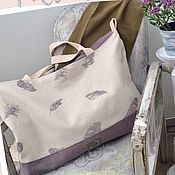 текстильная эко-сумка "осенние мотивы" в стиле бохо