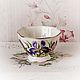 Tea mug with the author's painting 'Iris waltz', Mugs and cups, ,  Фото №1