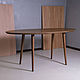 Овальный обеденный стол из ясеня на точёных ножках. Столы. WFN Furniture - Столы на заказ. Ярмарка Мастеров.  Фото №4