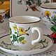 Винтаж: Чашка с блюдцем для мокко / эспрессо. Botanica, Villeroy & Boch. Кухонная утварь винтажная. Винтажная посуда из Германии. Ярмарка Мастеров.  Фото №4