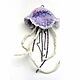 suspension: ' Medusa' (wool, silk, beads Toho). Pendants. Belisama Felt. Online shopping on My Livemaster.  Фото №2