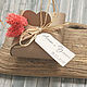 Wedding bonbonniere Coral accent (rustic, Country). Bonbonniere. Albums and notebooks (Anna). My Livemaster. Фото №5