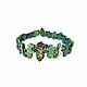 Bracelet 'Emerald titanium' gold 585, Chain bracelet, Moscow,  Фото №1