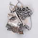 'about LOVE' - earrings asymmetric, Earrings, Kurgan,  Фото №1