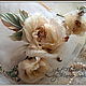 Bride in the style of champagne "Moёt". Flowers. Art Flower Studio by MarinaS. Online shopping on My Livemaster.  Фото №2