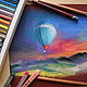 Воздушный шар на закате картина, Картины, Челябинск,  Фото №1