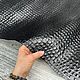 Crocco Back Black (0,9-1,1 мм), цв.черный, натуральная кожа. Кожа. Prima Pelle (Марина). Ярмарка Мастеров.  Фото №5