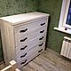 Комод из массива лиственницы. 5 ящиков. 120Х120Х45 см. Комоды. Семейная мастерская 'Панихин'. Ярмарка Мастеров.  Фото №5